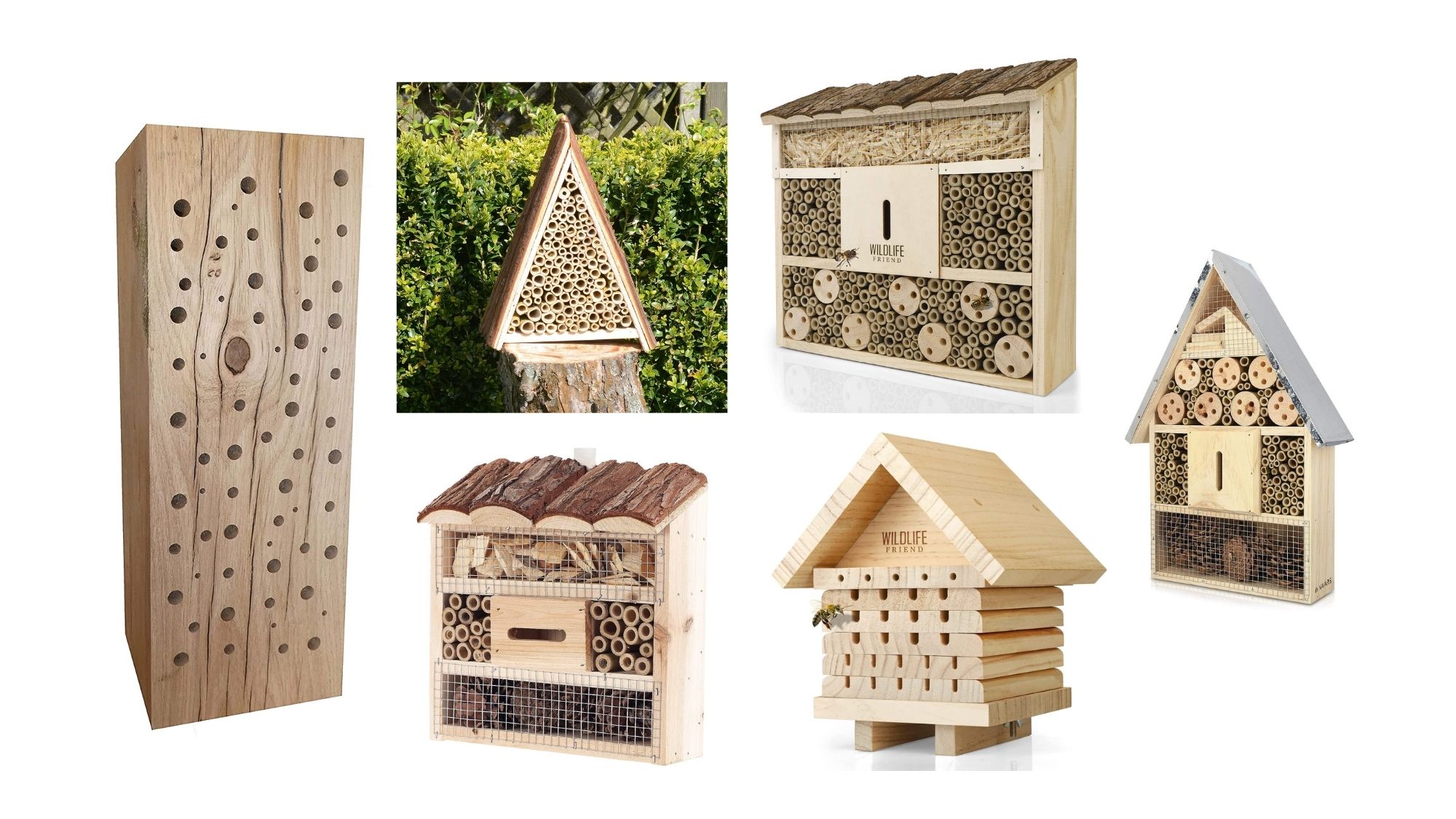Windhager Wildbienennistholz 8 x 12,5 x 30 cm, Nisthilfe Brutplatz Nistplatz 