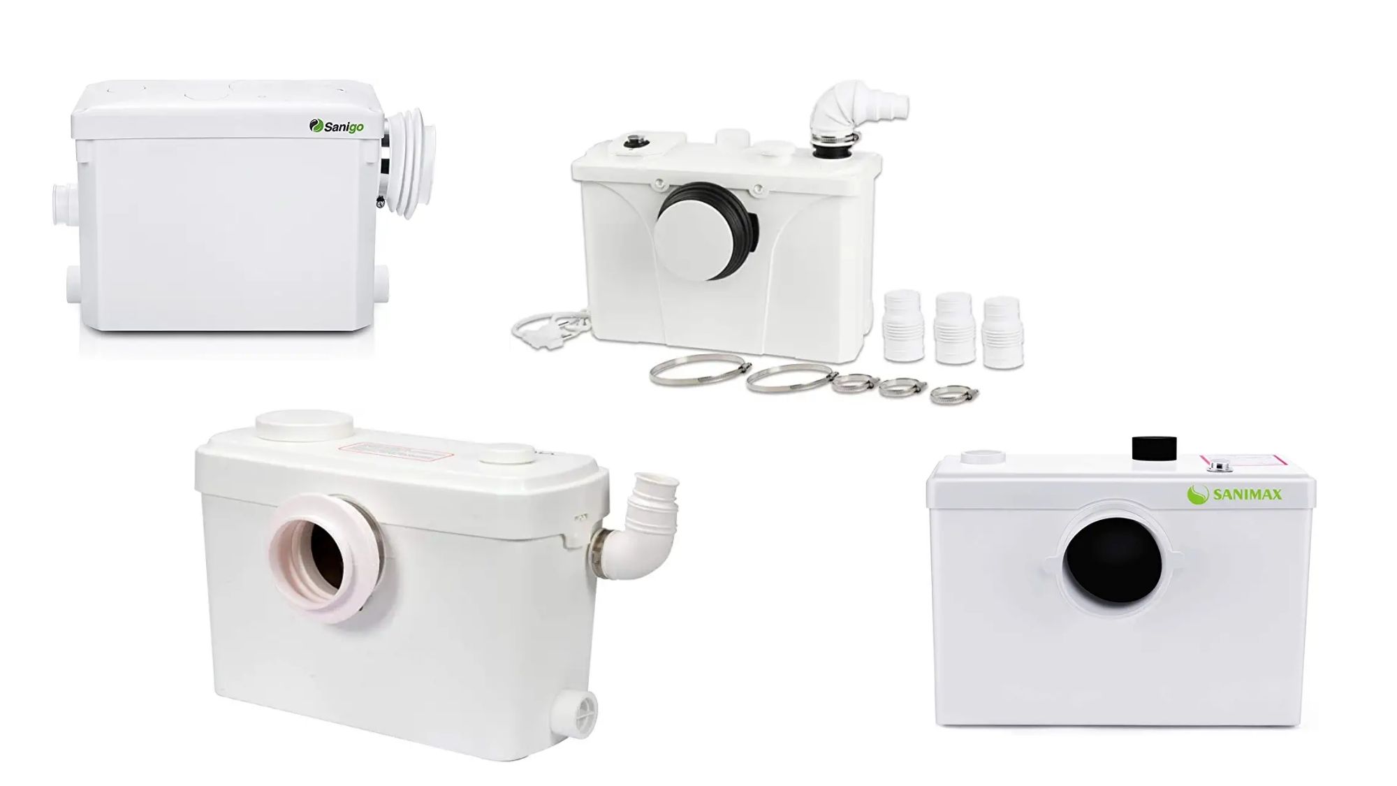 Hocanflo 500W Hebeanlage WC, Haushaltspumpe Fäkalien Abwasserpumpe für WC  Toiletten, Dusche, Waschbecken