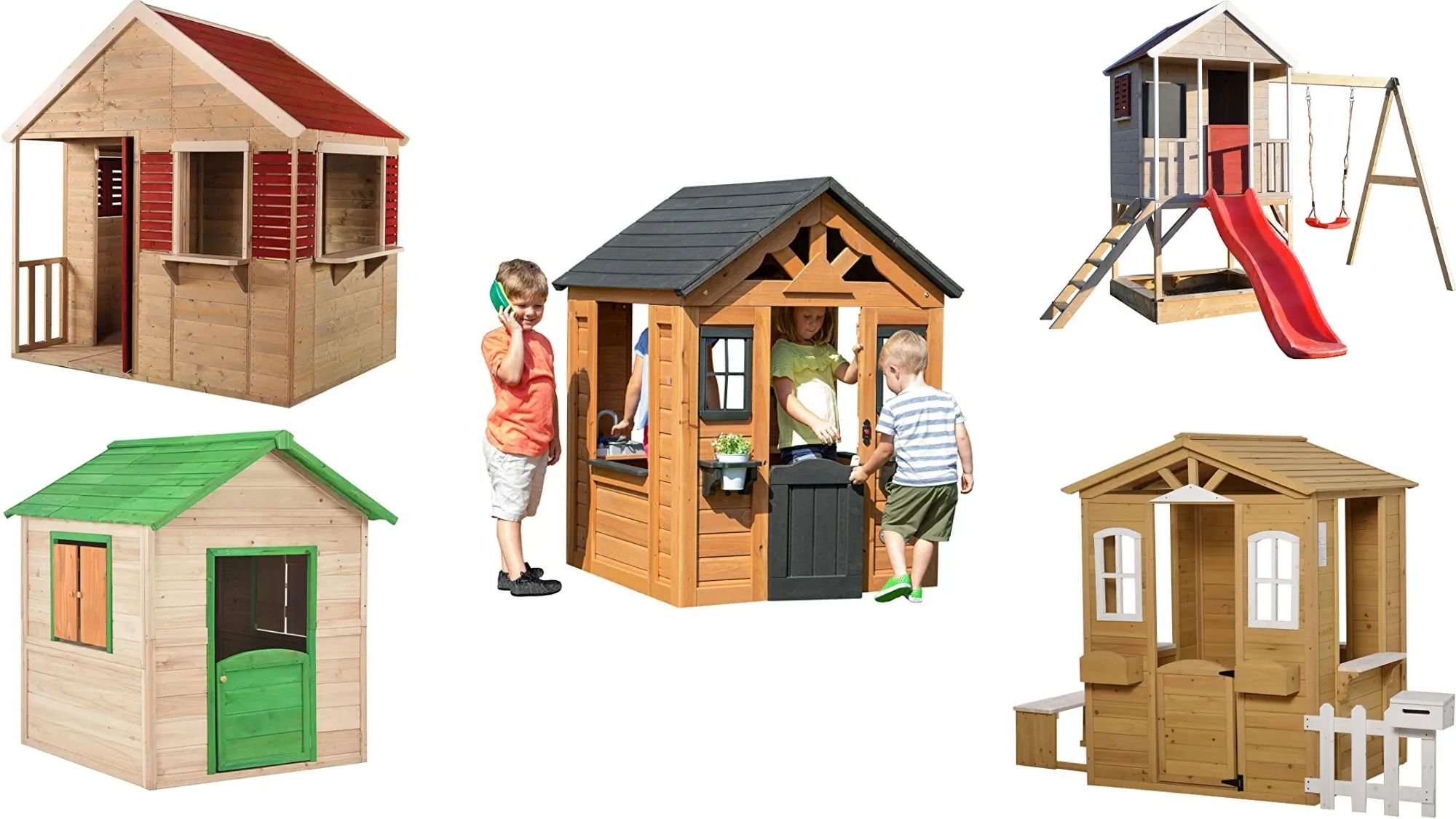 Kinderspielhäuser aus Holz