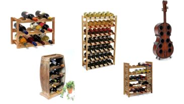 Weinregale aus Holz