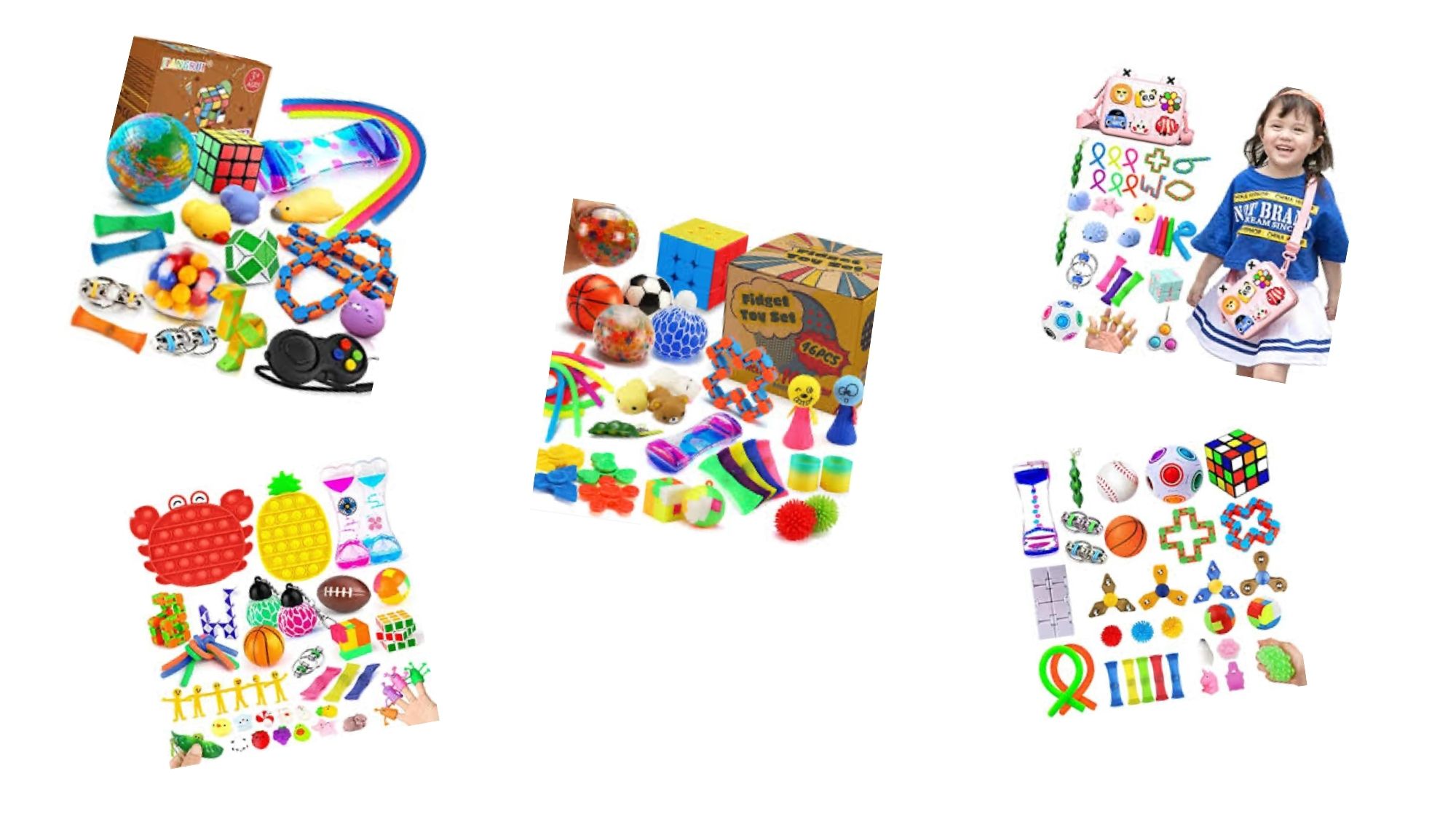 26x Fidget Sensory Toys Set Autism ADHD SEN Pop It Stressabbau Spielzeug Sets DE 