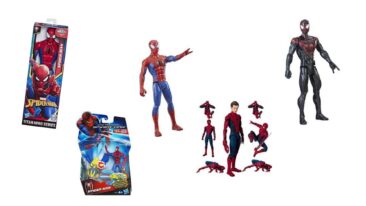 Superheld Spider-man Figur Actionfiguren & Handschuhe Kinder Launcher Spielzeuge 