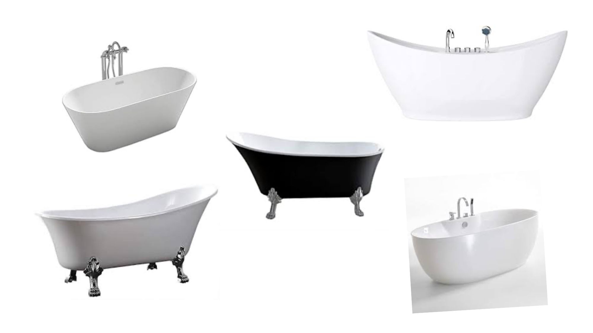Design-Badewanne freistehende Wanne Standbadewanne Armatur 170 x 80 Vicenza605 