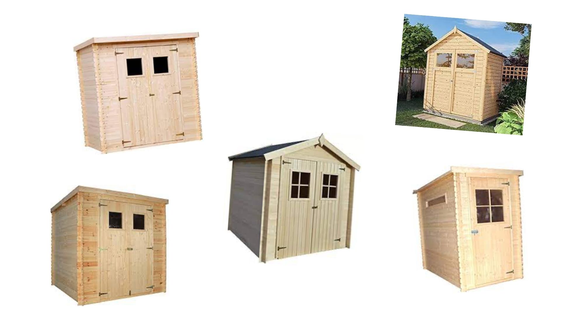 Holz-Gartenhäuser