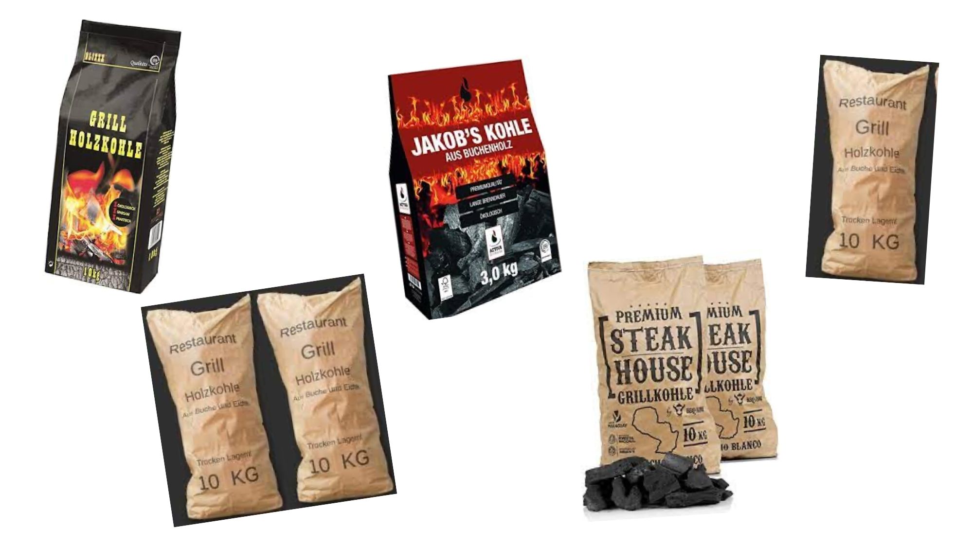 aus der RetorteProfi Qualität EMMA's 3 x 15 kg Holzkohle Grillkohle 