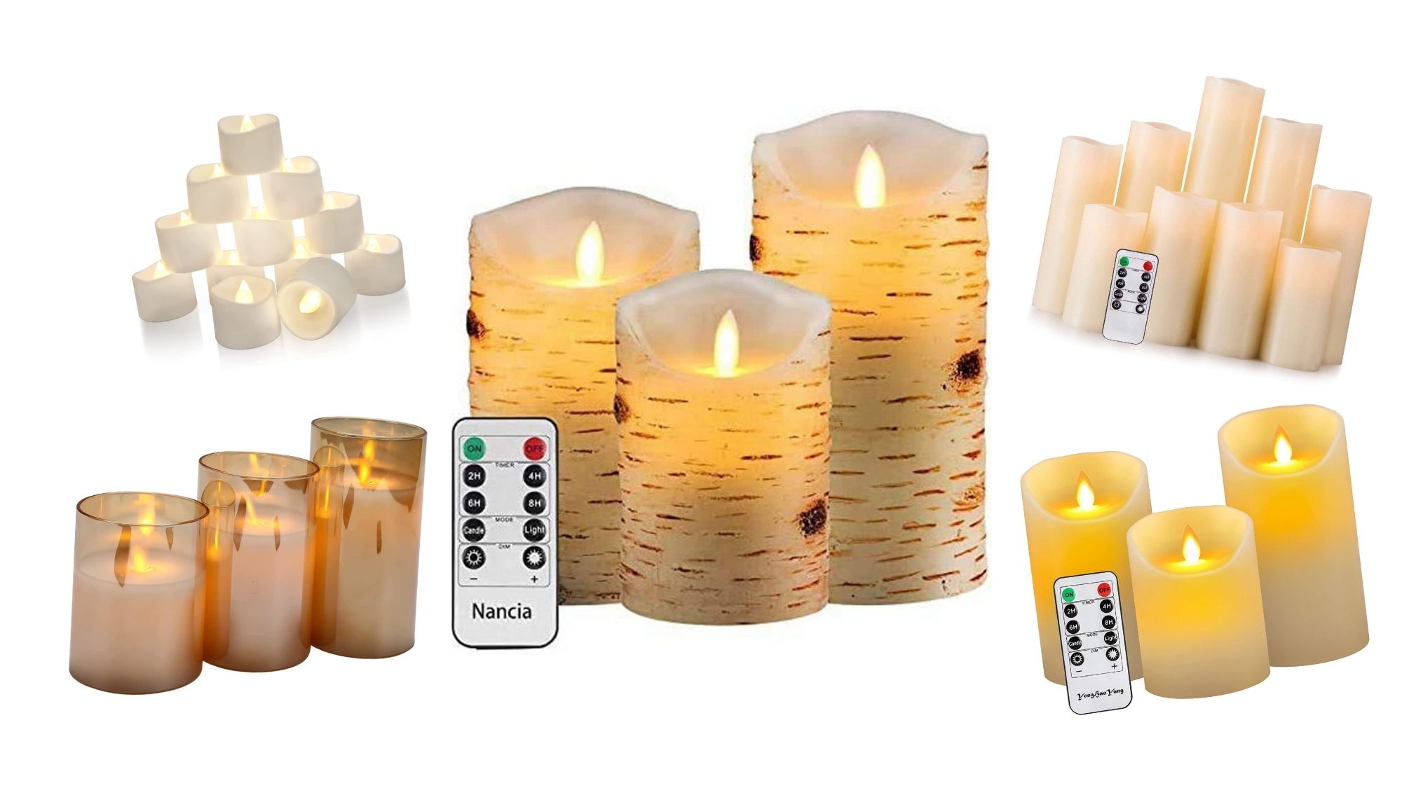 Led-Kerzen mit Timer