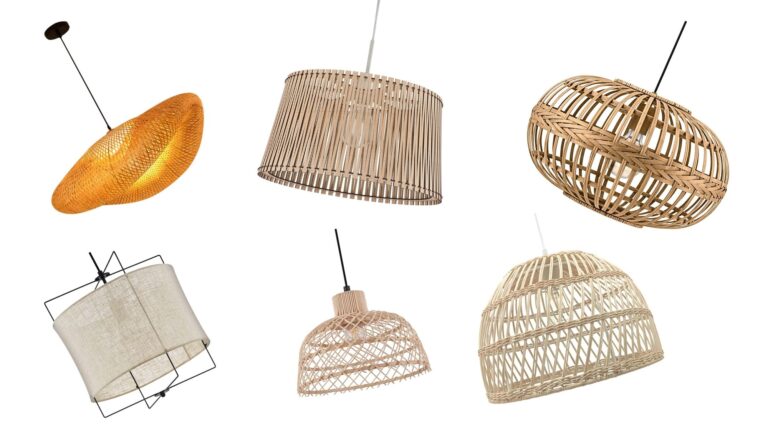 Rattan-Lampen