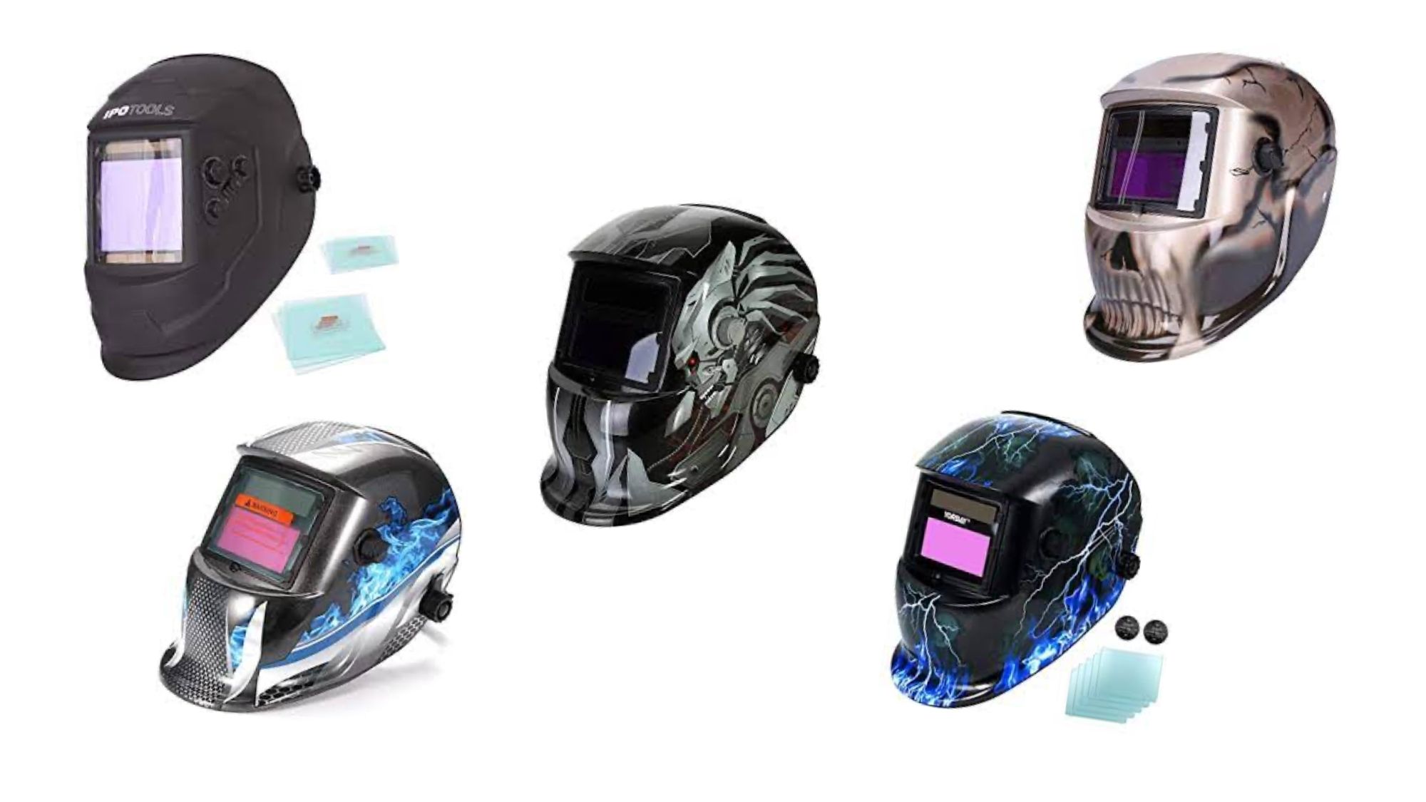 Automatik Schweißmaske schweißhelm Neu Design Farbe Rot 