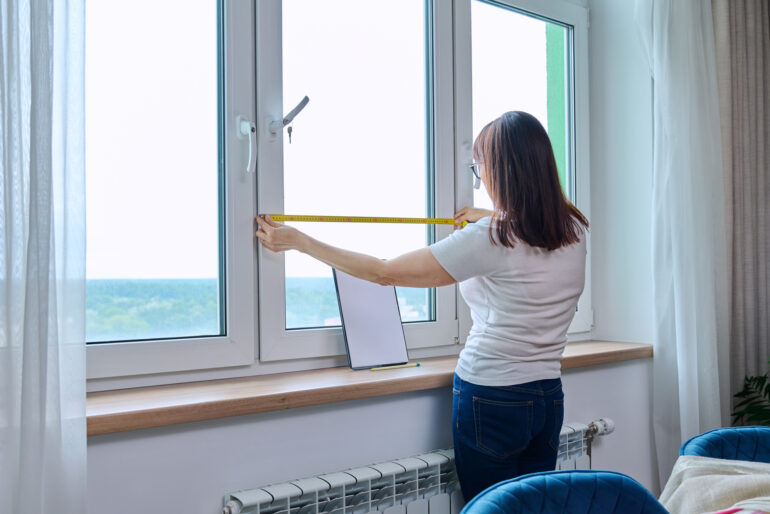 Fensterrollos für Innen
