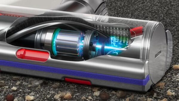 Die Saugleistung des Dyson V15 ist enorm.