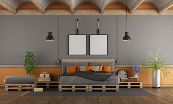Bett aus Europaletten – Einfach selbst gebaut
