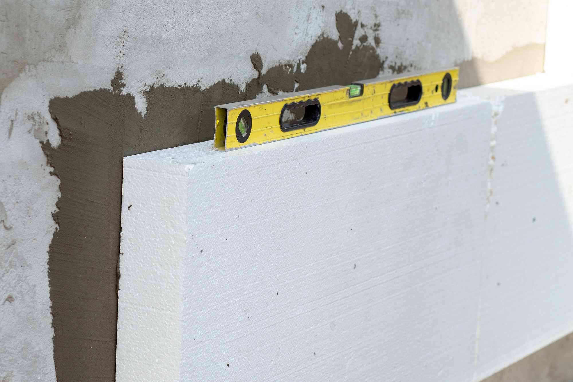 Styrodurplatten kleben