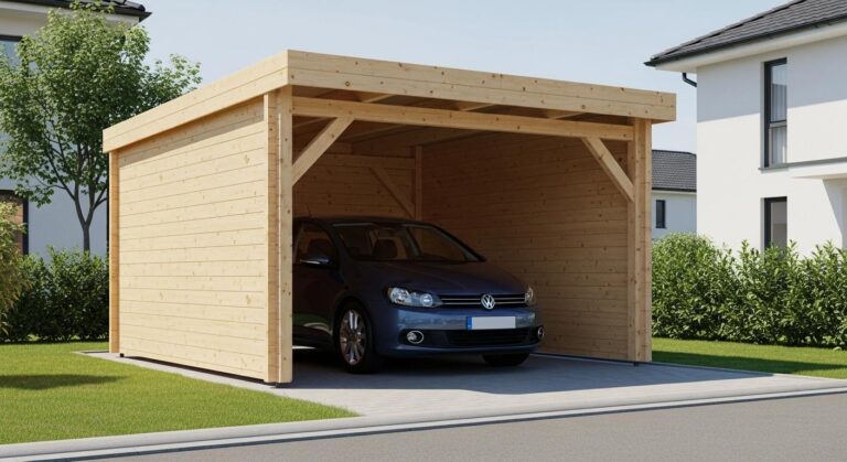 Carport selber bauen: Anleitung, Planung, Kosten