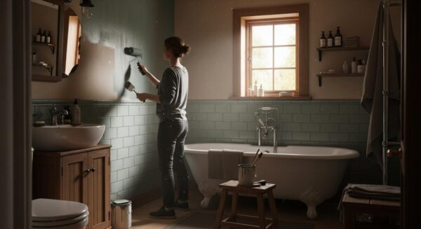 Badfliesen streichen: Anleitung, Lack & Tipps