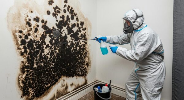 Schimmel an der Wand entfernen: So geht’s