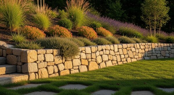 Stützmauer zur Hangsicherung: Optionen & Kosten