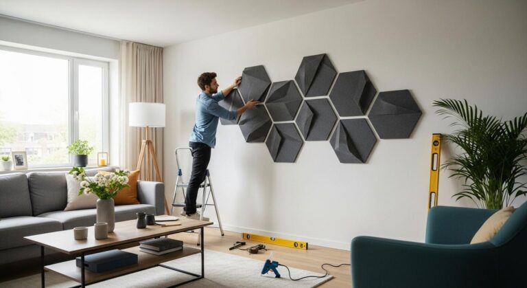 Akustikpaneele befestigen – Schritt für Schritt