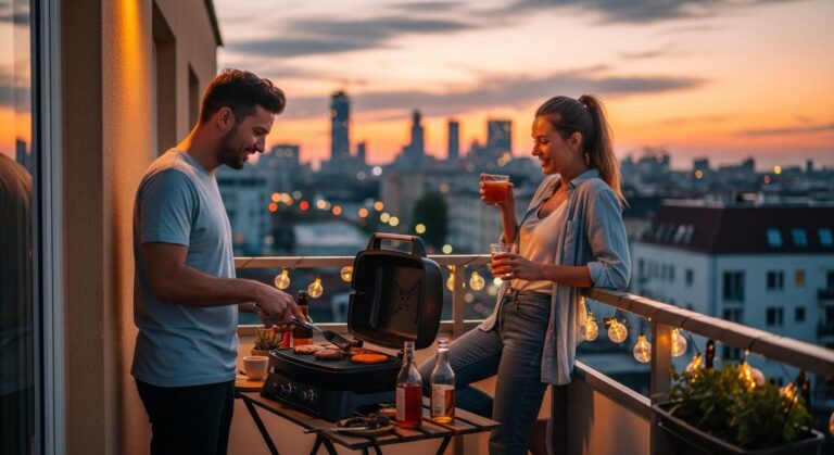 Grillen auf dem Balkon: Regeln & Tipps