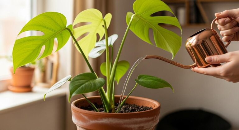Monstera gießen: Wie oft & wie viel?