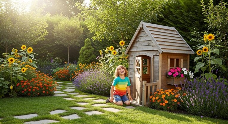 Spielecken für Kinder im Garten: Ideen & DIY