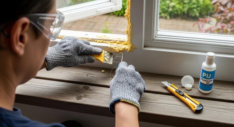 Bauschaum entfernen: schnell & sicher